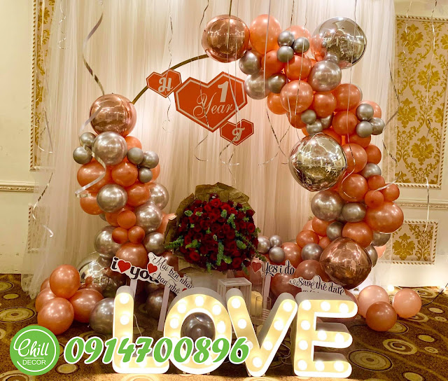 Trang trí backdrop đám cưới tại Hoàn Kiếm  0914700896