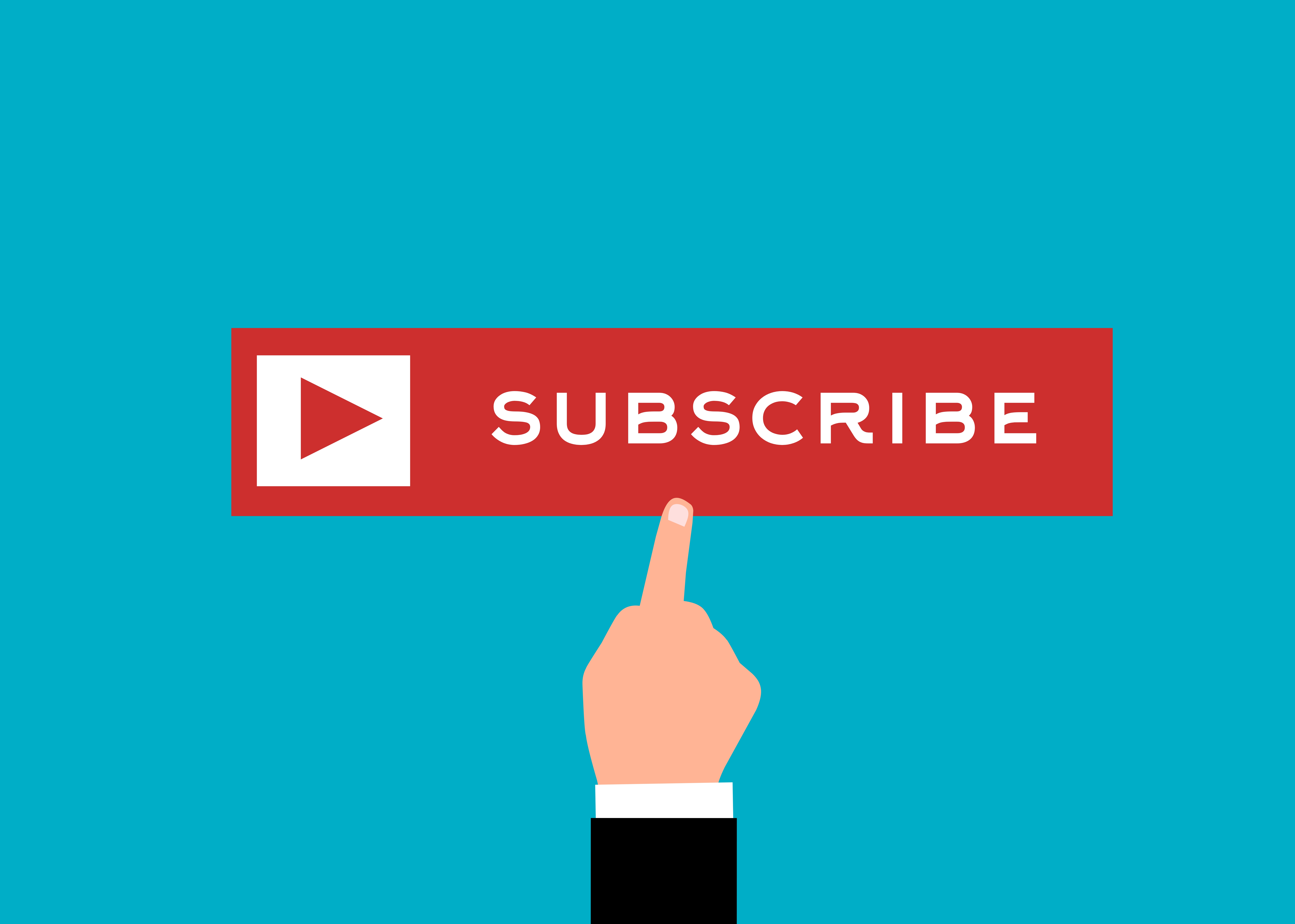 Subscribe button graphic design