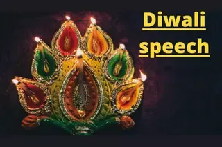 short speech on diwali