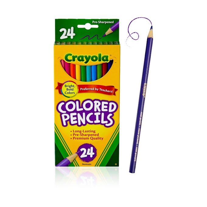 Mall Shop [ crayola_flagship_store ] Combo Bộ 100 bút lông Crayola Supertips & Bộ 24 Bút chì màu