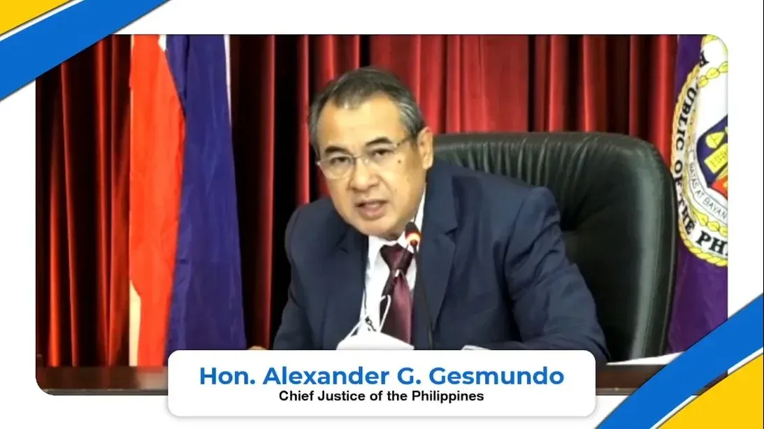 Chief Justice Alexander Gesmundo GOJUST launch
