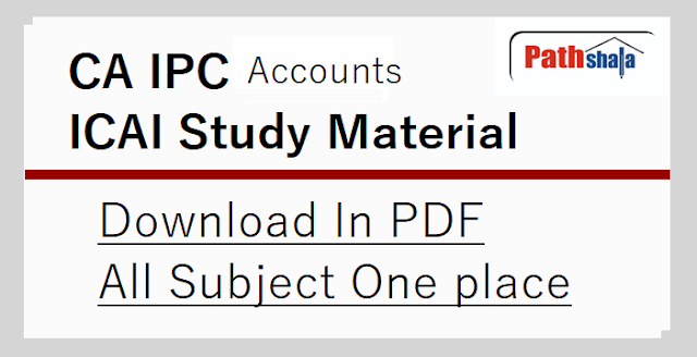 CA IPC Accounting Study Material | CA IPC Study Material Accounts | ICAI BOS knowledge portal