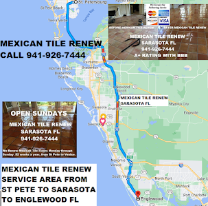 Mexican Tile Renew Service area St Pete to Englewood Fl