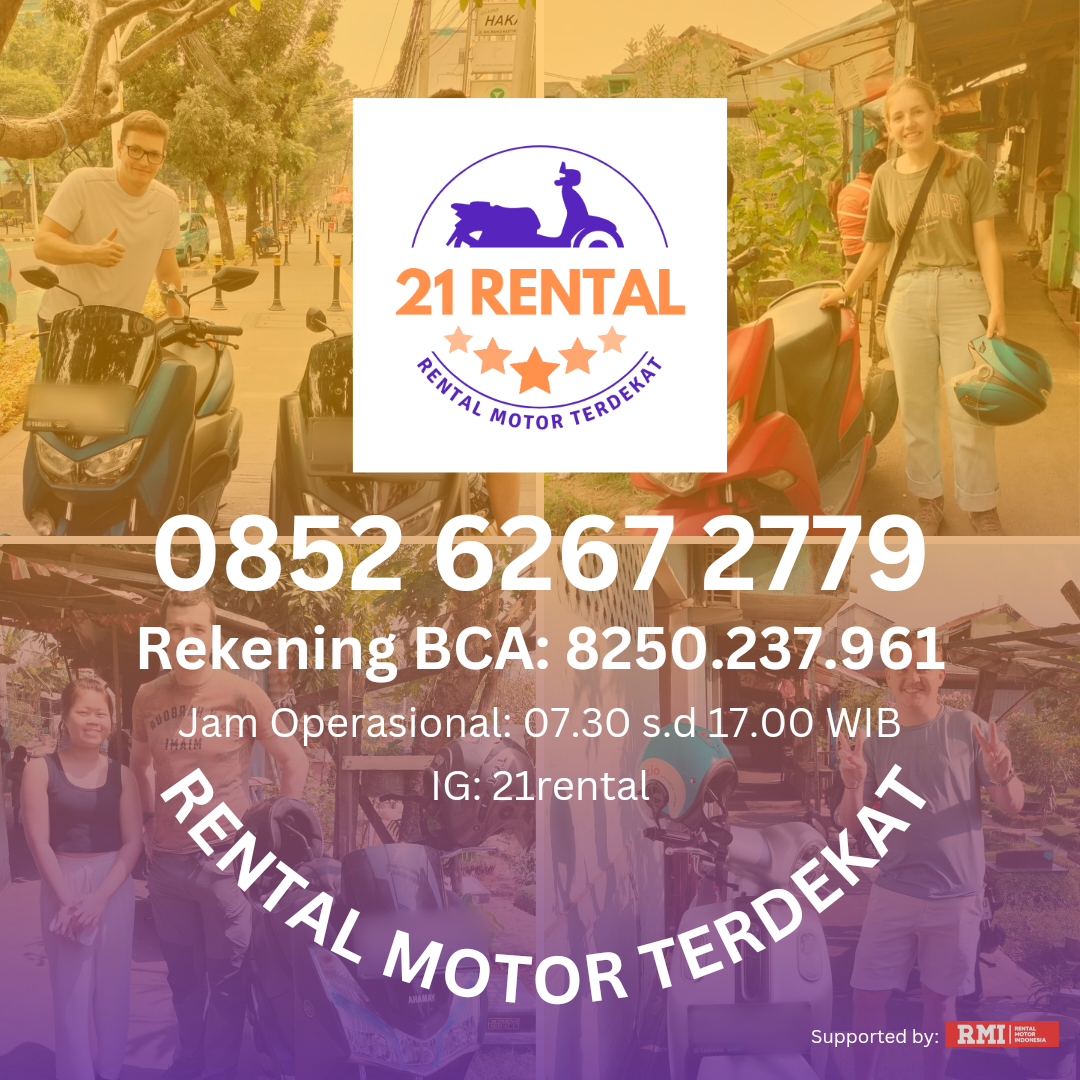 21RENTAL - Rental Motor Terdekat Pondok Kelapa, Jakarta Timur