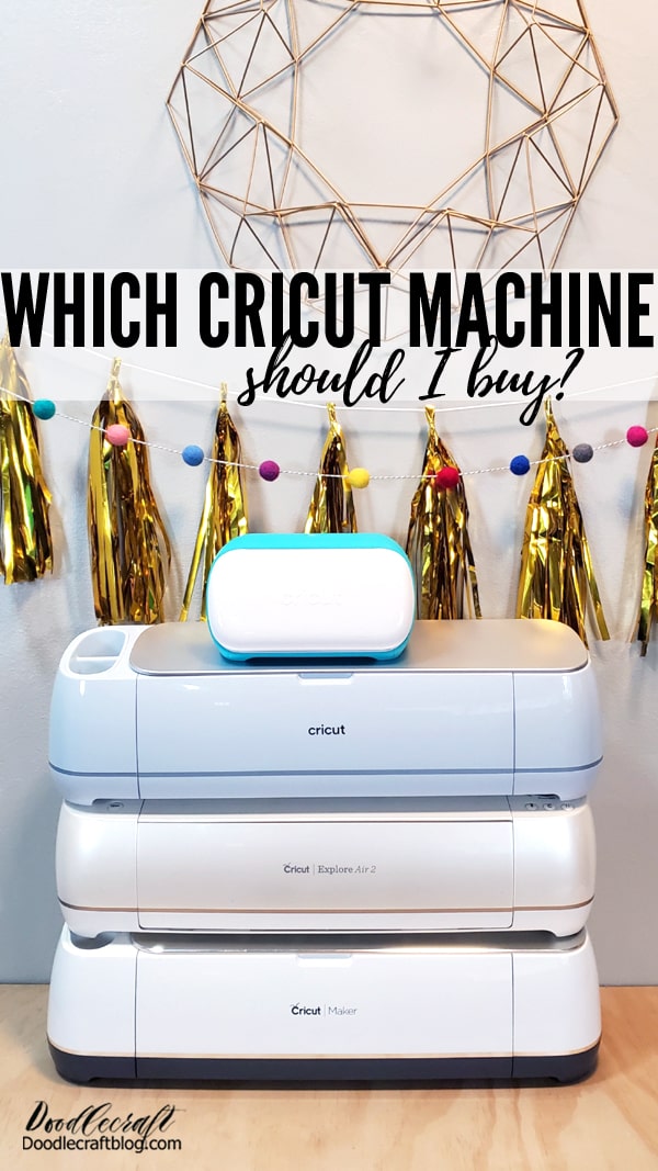What Cricut Machine Should I Buy? What Cricut Machine should you buy? This is a real question that I get asked all the time. It's a huge investment to purchase a machine and you want to make sure you are going to use it...and it will do what you want it to do.  I love my Cricut Machines and have worked with Cricut as a craft blogger since 2017. I love the user friendly interface, strong support system, technical support and the easy "plug and play" set up for the machines.