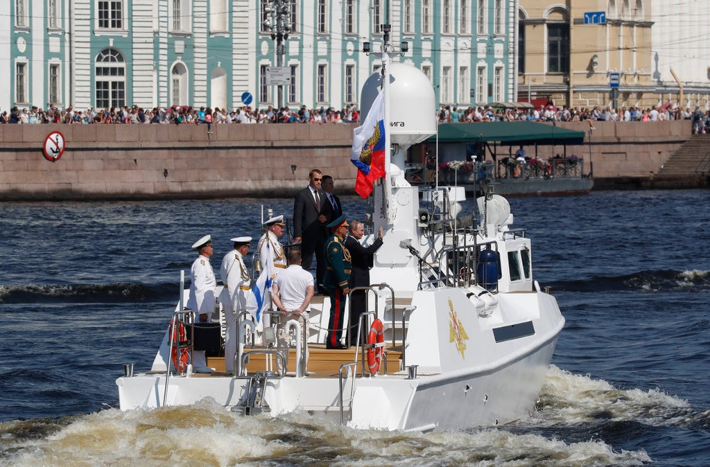 Ukraine destroys Putin’s parade boat with laser-guided bomb