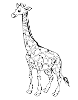 Giraffe drawing