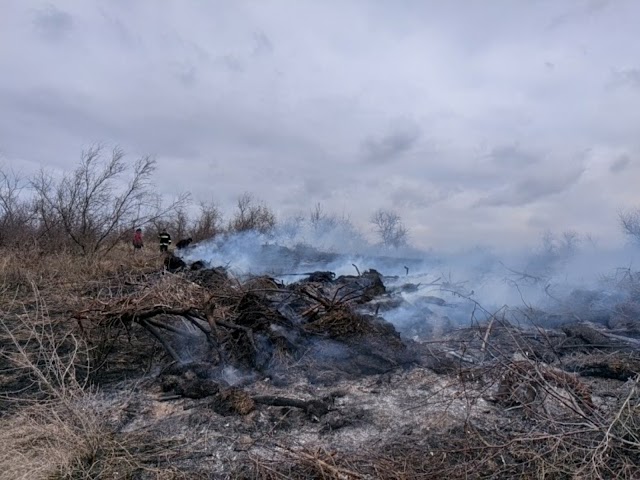 De la începutul anului în r.Leova s-au înregistrat 6 cazuri de ardere necontrolată a vegetației 