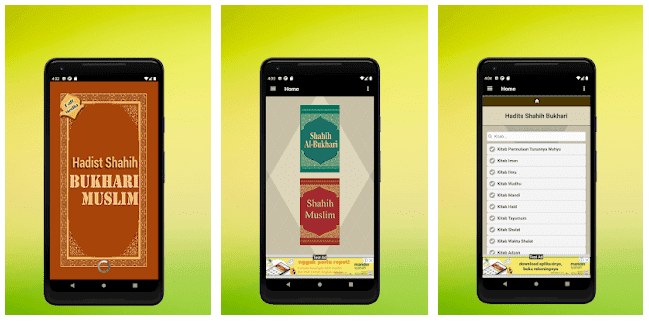 Link Aplikasi Terjemah Kitab Shahih Bukhori Muslim - Lengkap dan Gratis di Android