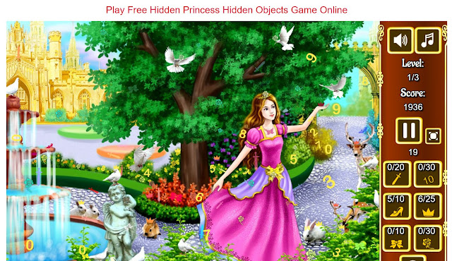 Play Free Hidden Princess Hidden Objects Game Online