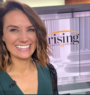 Krystal Ball clicking selfie