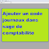 Ajouter un code journaux sur sage comptabilité