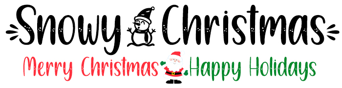 Snowy Christmas Font