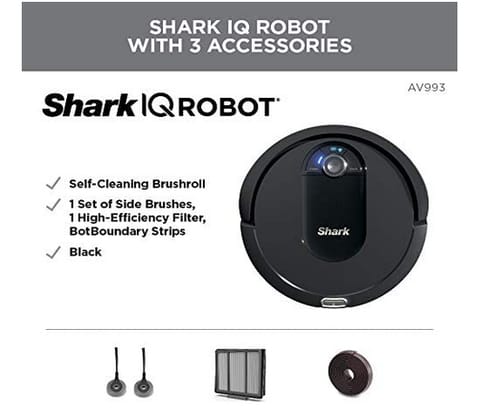 Shark AV993 IQ Self Cleaning Brushroll Robot Vacuum