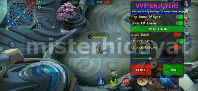 Apk VVIP Enjoyers Mobile Legends Maphack, Esp Icons, Unlock Skin