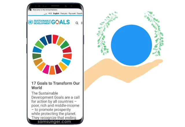 UN Website and UN Symbol Picture