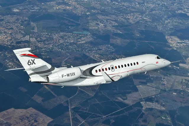 Dassault Falcon 6X is one of the fastest passenger planes in the world.