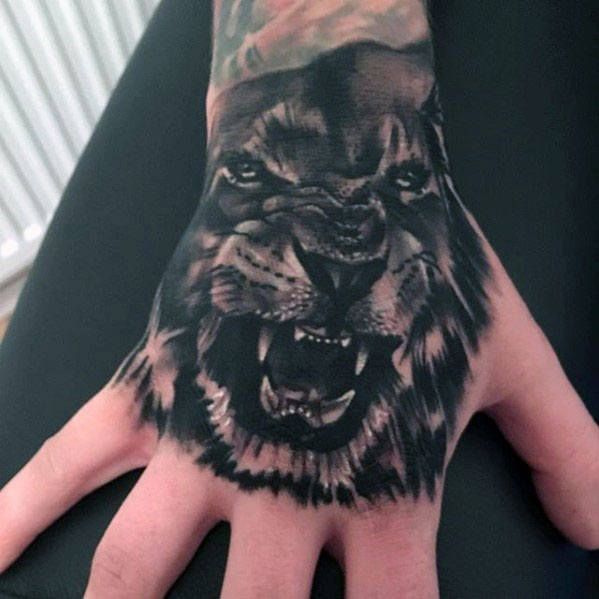 Hand Tattoos For Men Dark Skin