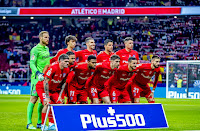 CLUB ATLÉTICO DE MADRID. Temporada 2021-22. Oblak, Joao Félix, Mario Hermoso, Luis Suárez, José María Giménez. Rodrigo De Paul, Renan Lodi, Lemar, Vrsljko, Koke y Carrasco. CLUB ATLÉTICO DE MADRID 3 VALENCIA C. F. 2 Sábado 22/01/2022, 21:00 horas. Campeonato de Liga de 1ª División, jornada 22. Madrid, estadio Wanda Metropolitano: 44.999 espectadores. GOLES: 0-1: 25’, Yunus Musah. 0-2: 44’, Hugo Duro. 1-2: 64’, Matheus Cunha. 2-2: 90+1’, Ángel Correa. 3-2: 90+3’, Mario Hermoso