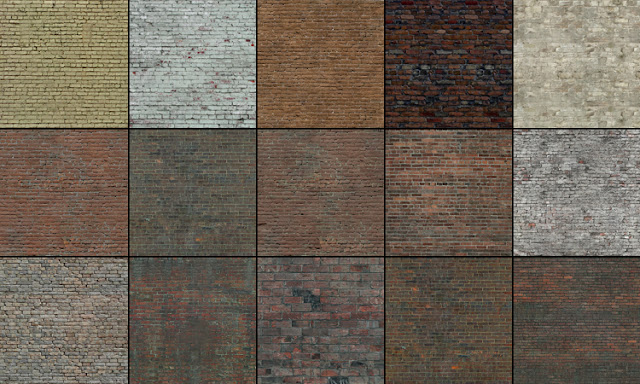 Free Old Brick Textures by Akinuri