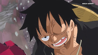 ワンピースアニメ WCI編 869話 ルフィ 見聞色の覇気 未来 Luffy observation haki | ONE PIECE ホールケーキアイランド編