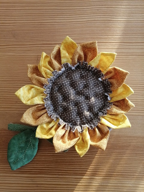 costura, couture, sewing, monedero, purse, girasol, sunflower