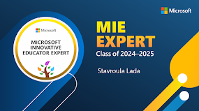 Διάκριση Microsoft Innovative Educator 2024-25