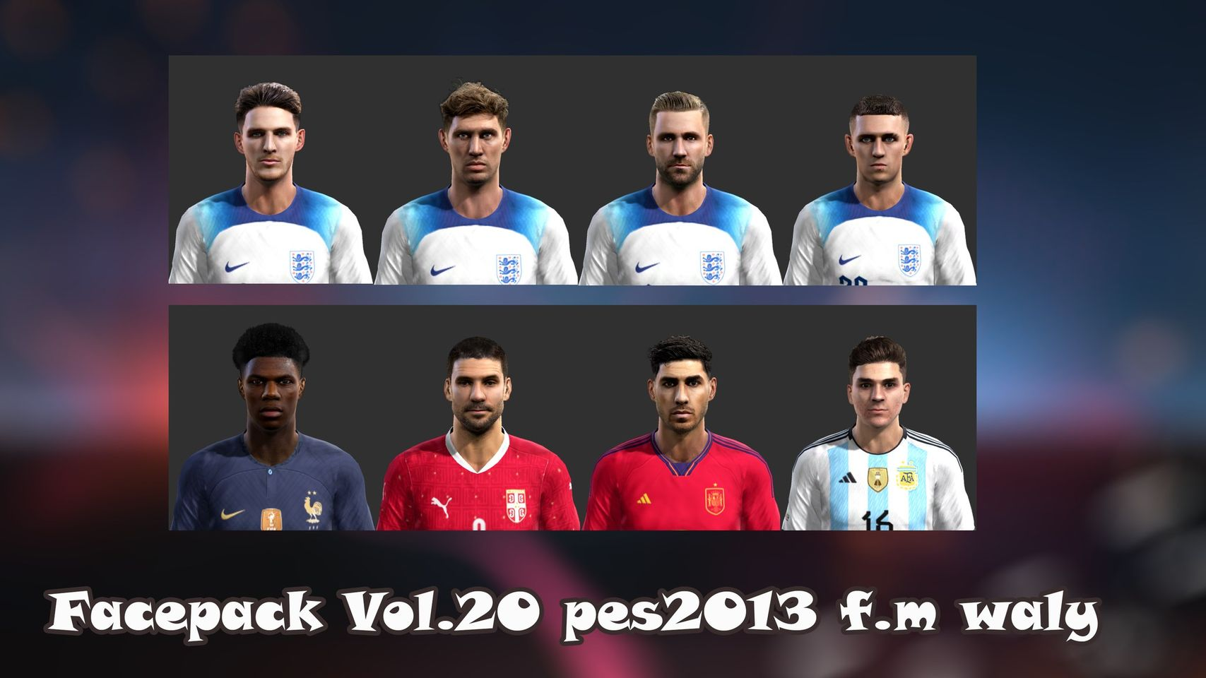 Facepack Vol.20 pes2013 Released ❤️❤️