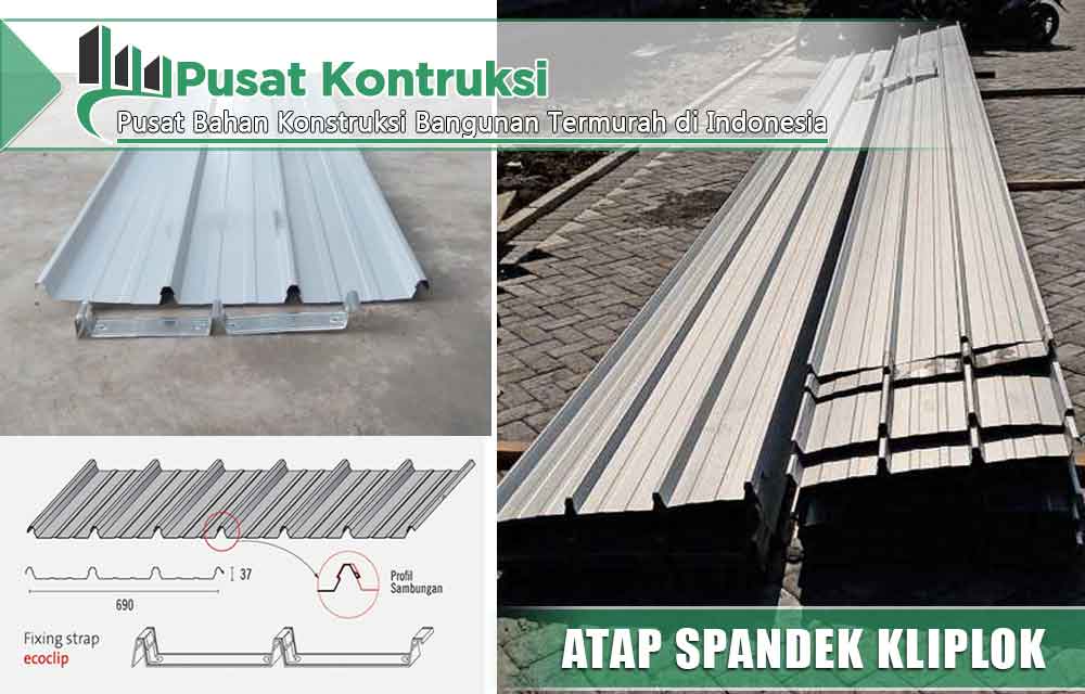 harga atap spandek kliplok