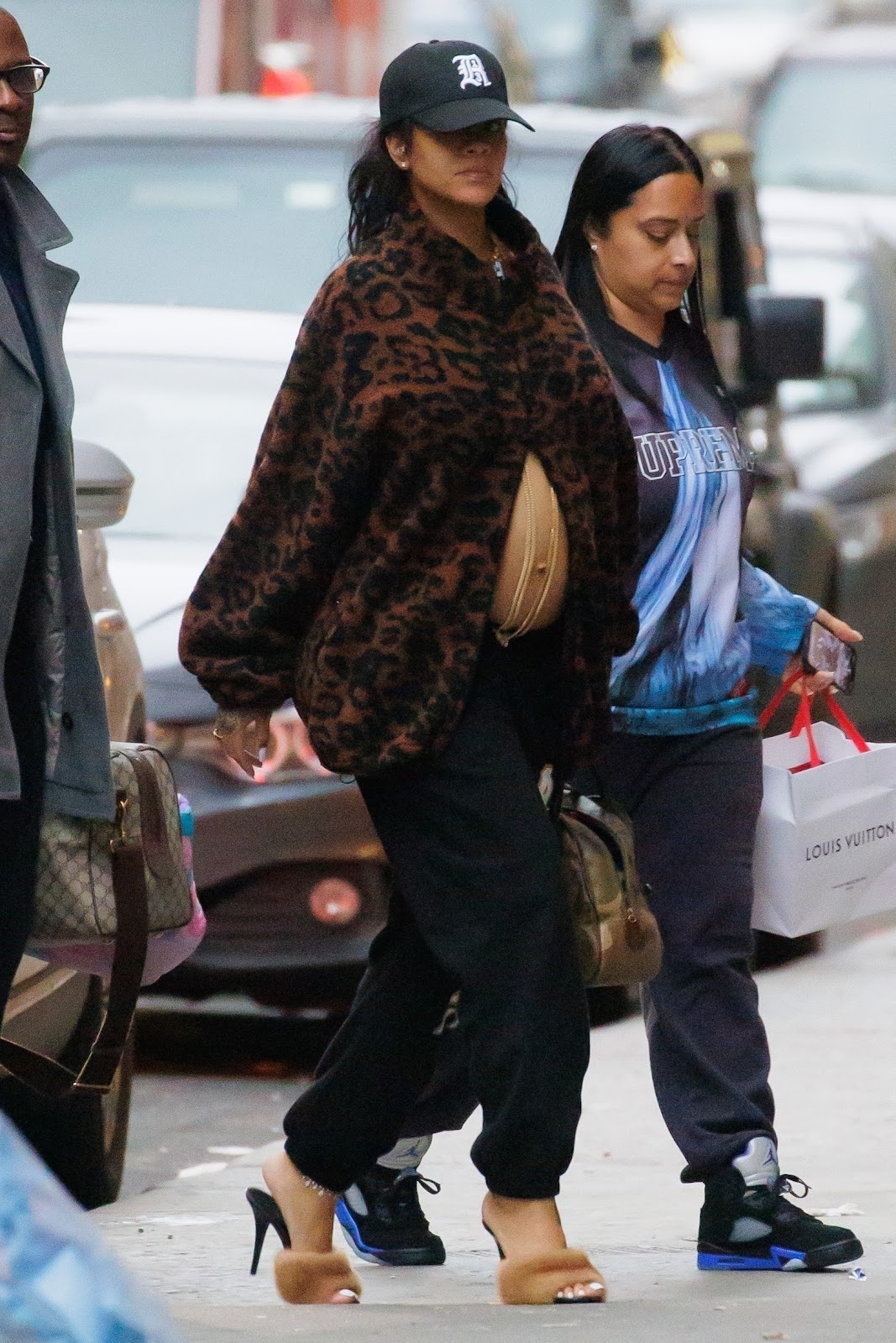 Rihanna Flashes Her Bare Baby Bump While Stepping Out in NYC!