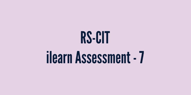 RSCIT Assessment 7
