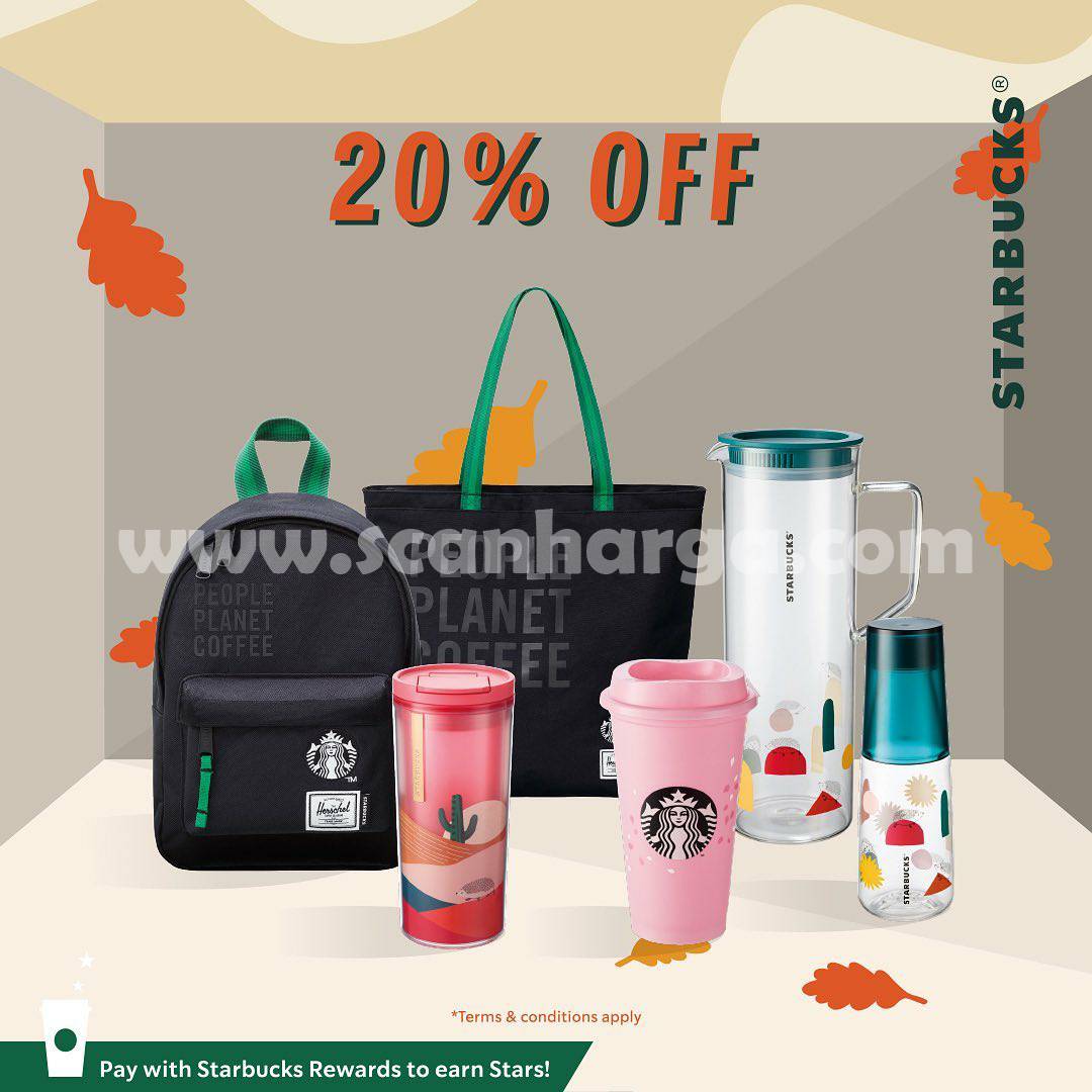 Starbucks Promo Merchandise Ready Set Sale! Diskon hingga 70% 6