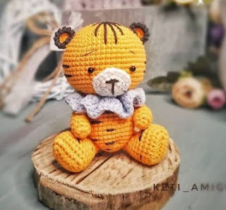 PATRON GRATIS TIGRE AMIGURUMI 49104 🐯