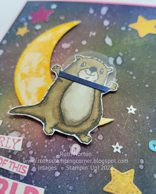 stampin up, awesome otters, blending brushes