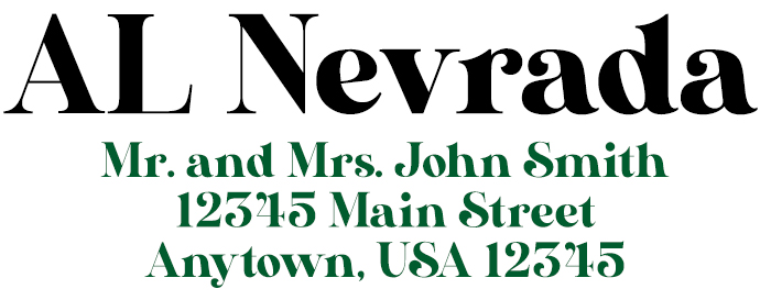 AL Nevrada Font