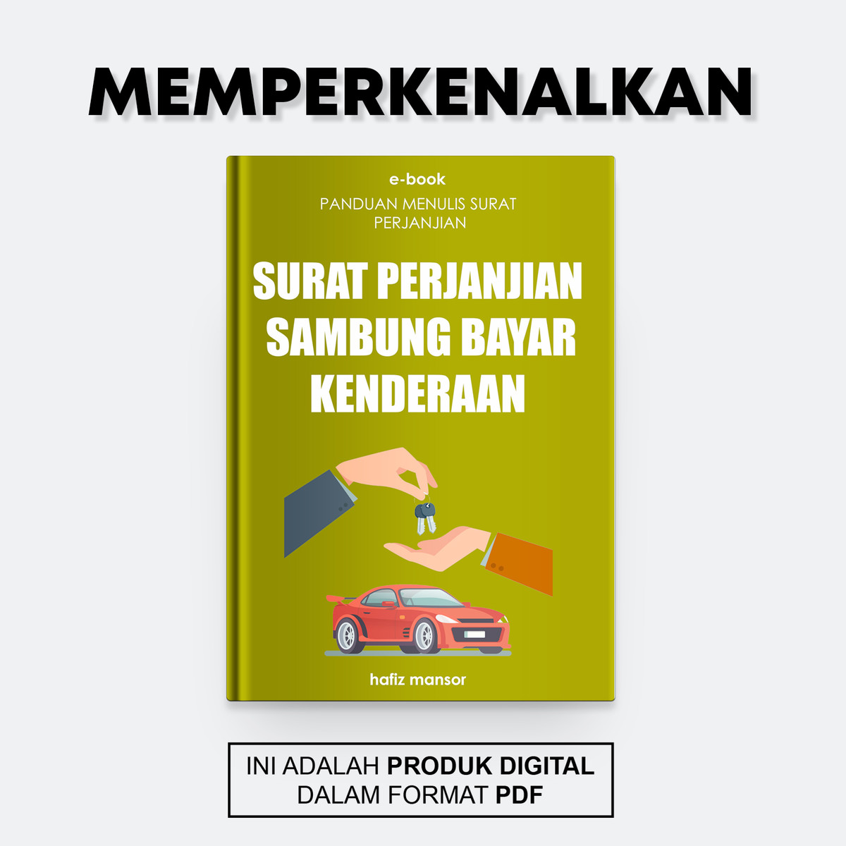 Template Surat Perjanjian Sambung Bayar Kereta