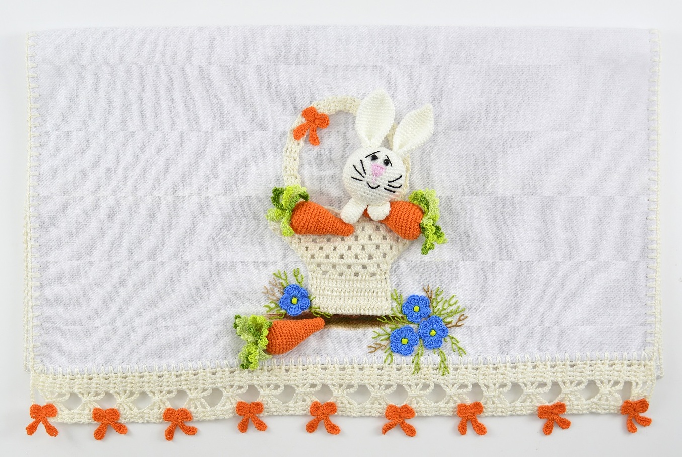Схемы вязания кролика и морковок в технике амигуруми