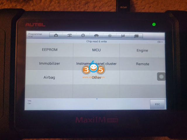 Reset Airbag Modules with Autel IM608 1