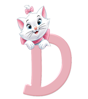 Abecedario Rosa con Gatita Marie.