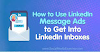 How to Use LinkedIn Messaging Ads