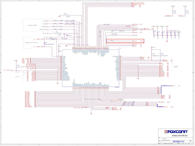 Foxconn 845M02 GV REV 1.0 Schematic Circuit Diagram