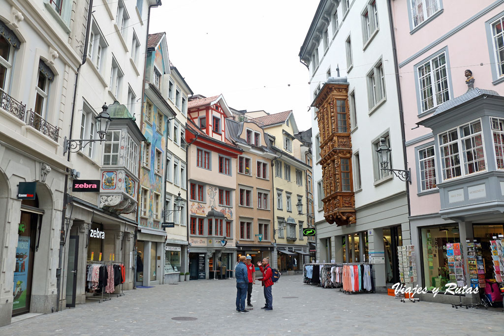 Calles del casco histórico de San Galo - St Gallen (Suiza)