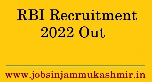 RBI Assistant recruitment out