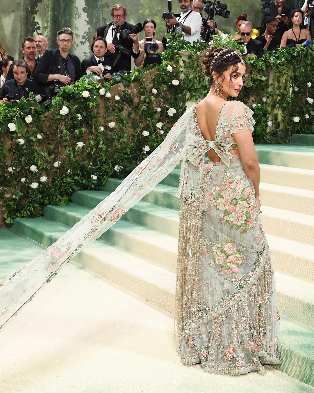 Alia Bhatt mesmerizes at the Met Gala 2024 in a Sabyasachi Saree that  took a staggering 1965 hours to create