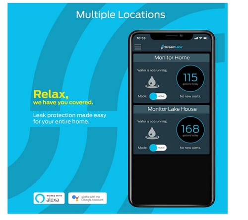 StreamLabs Smart Home Water Monitor Leak Detector