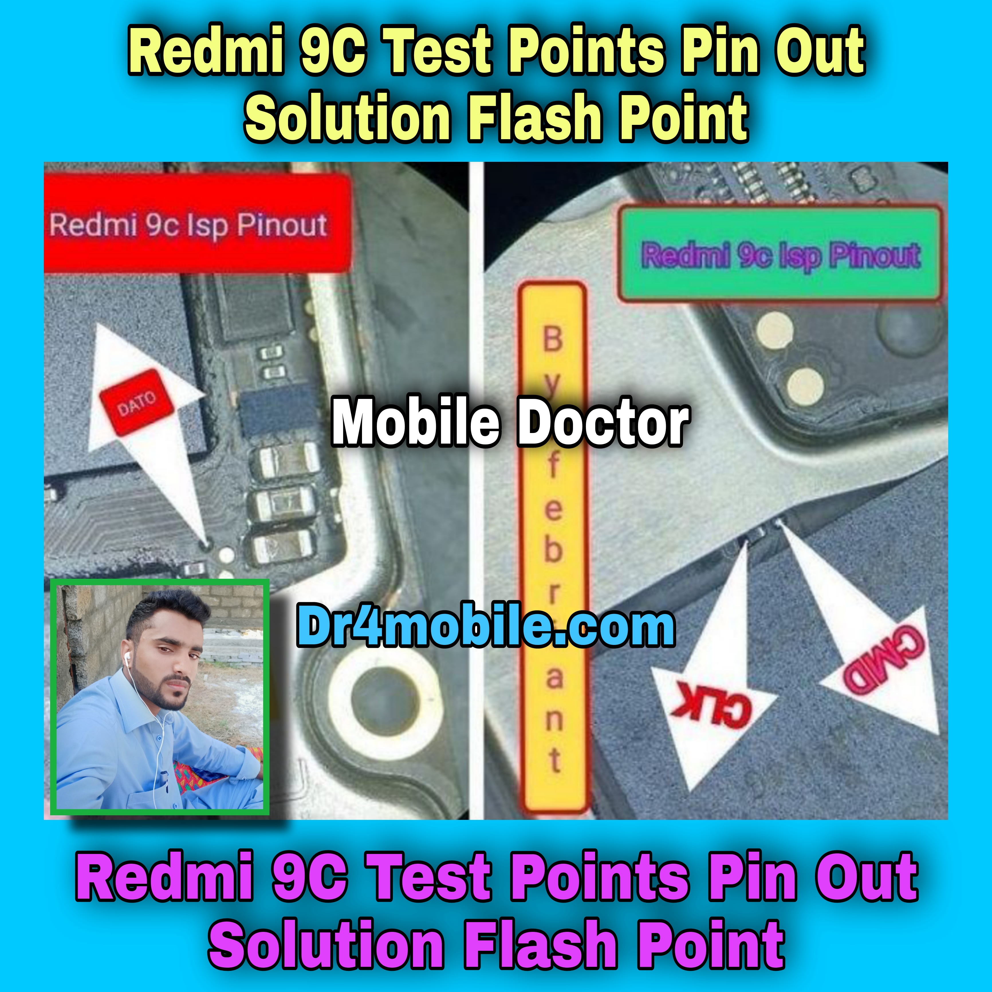 Redmi 9C Test Points Pin Out Solution Flash Point