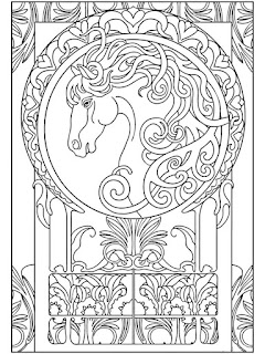 coloring pages for adults unicorn