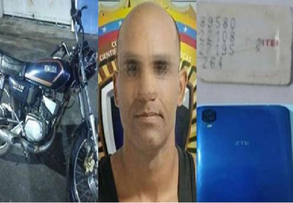 Capturados par de  ladrónes con moto y teléfono celular robado