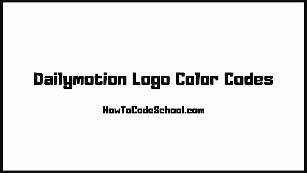 Dailymotion Logo Color Codes