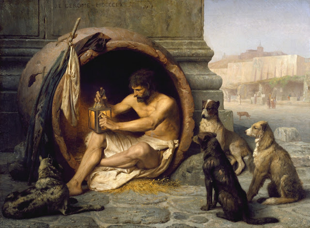 Diogenes of Sinope by Jean-Léon Gérôme, 1860